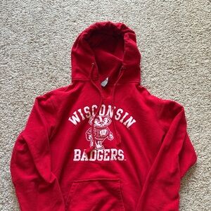 Signature Ladies Red Hooded Pullover
